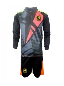 Billige Mexico Keeper Hjemmedraktsett Barn Copa America 2024 Langermet (+ Korte bukser)